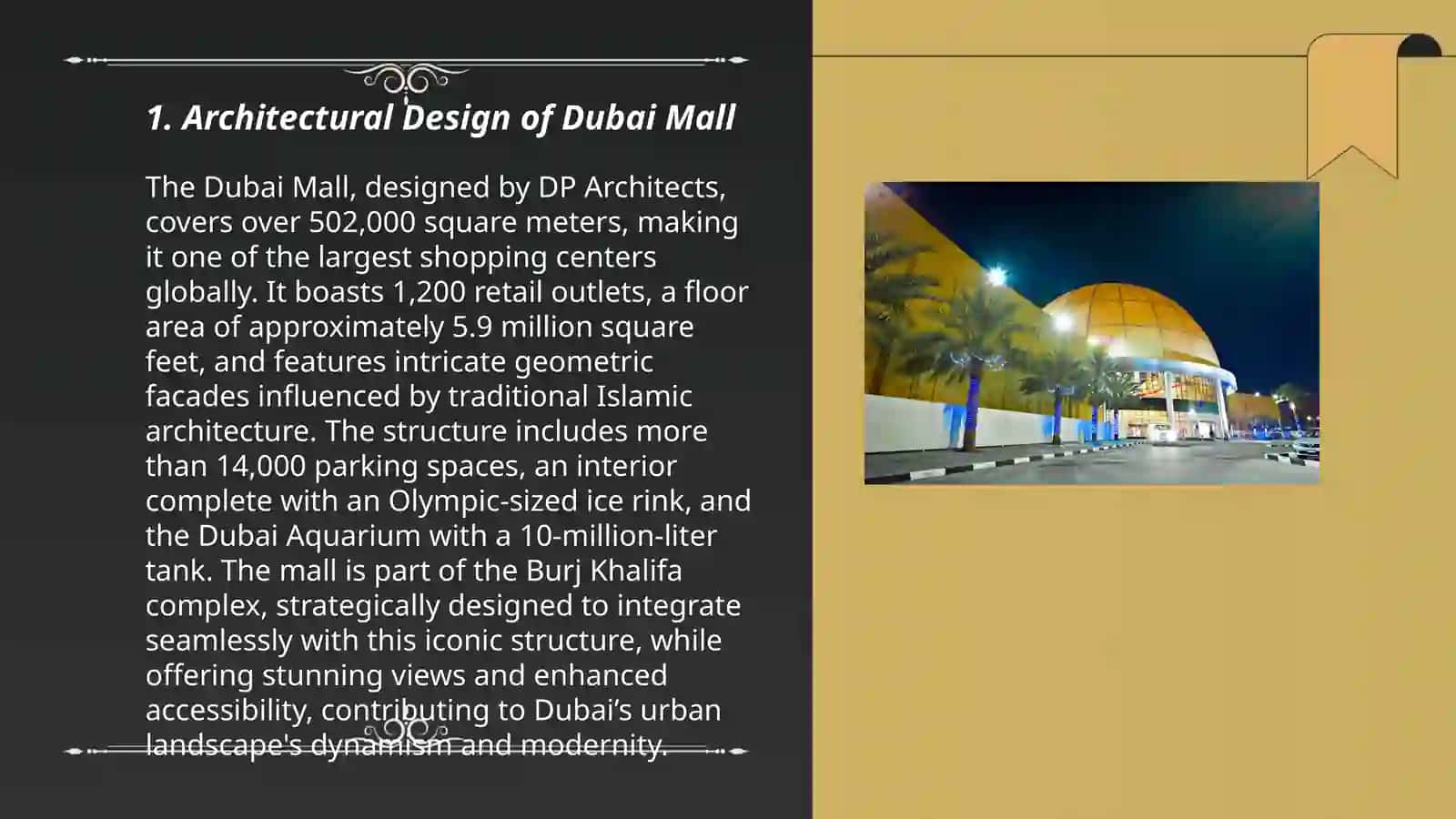 interesting information about dubai mall 3