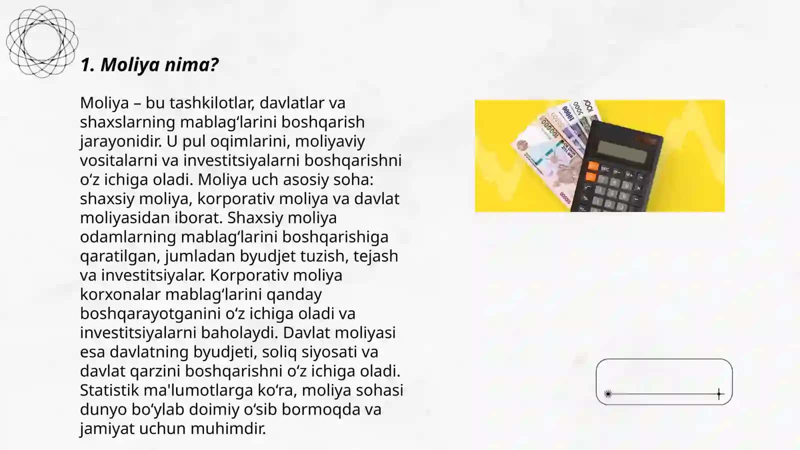 Moliya mohiyati va vazifalari 3