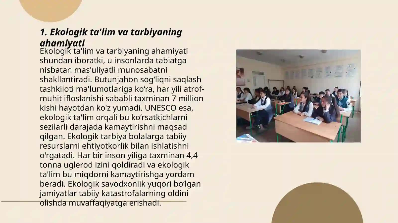 Insonlarda ekologik madaniyatni shakllantirish 3