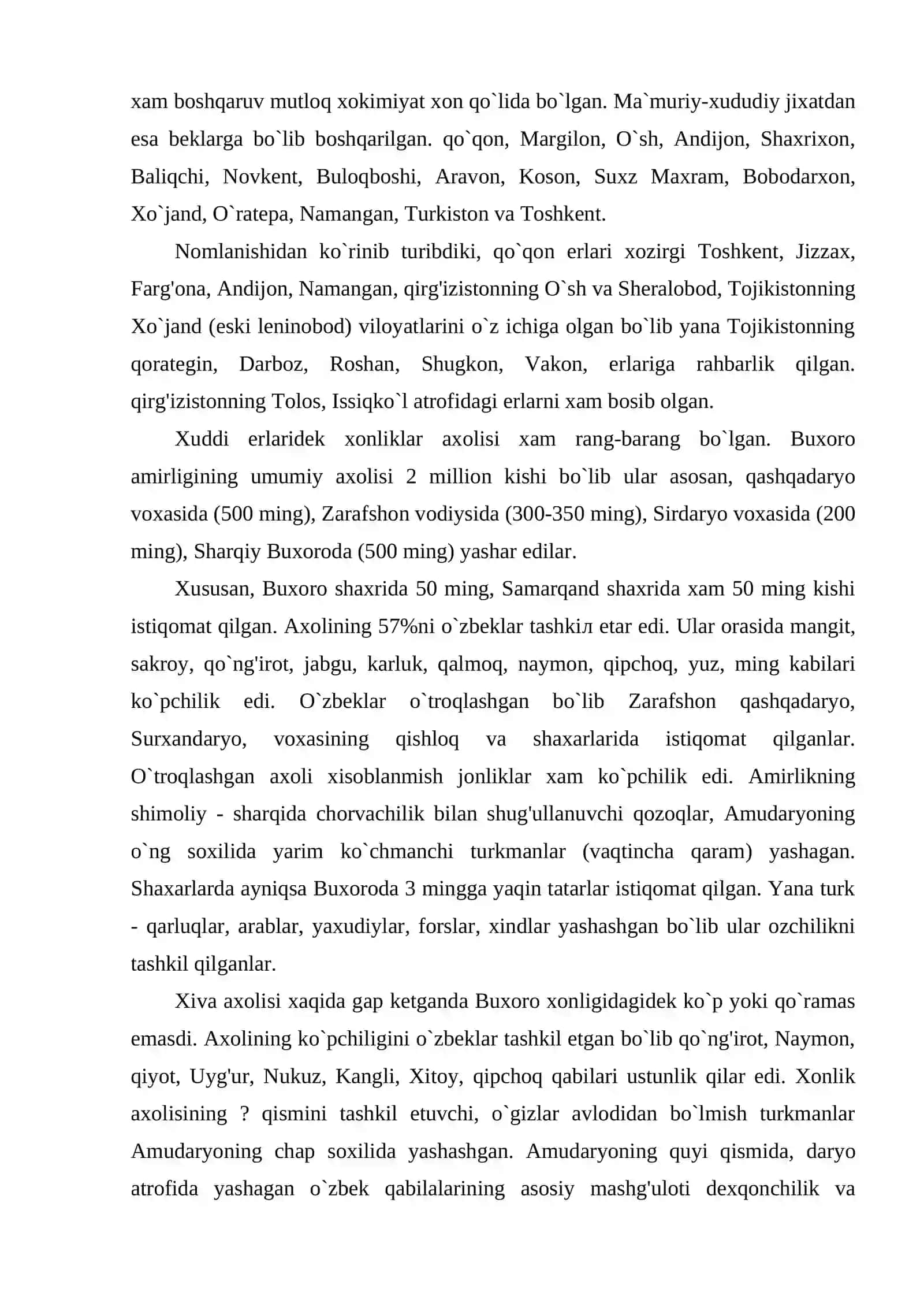 Xonliklar davri tarixiy geografiyasi 3