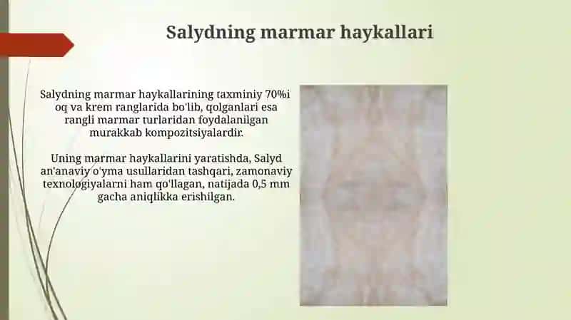 Salydning marmar haykallari 3