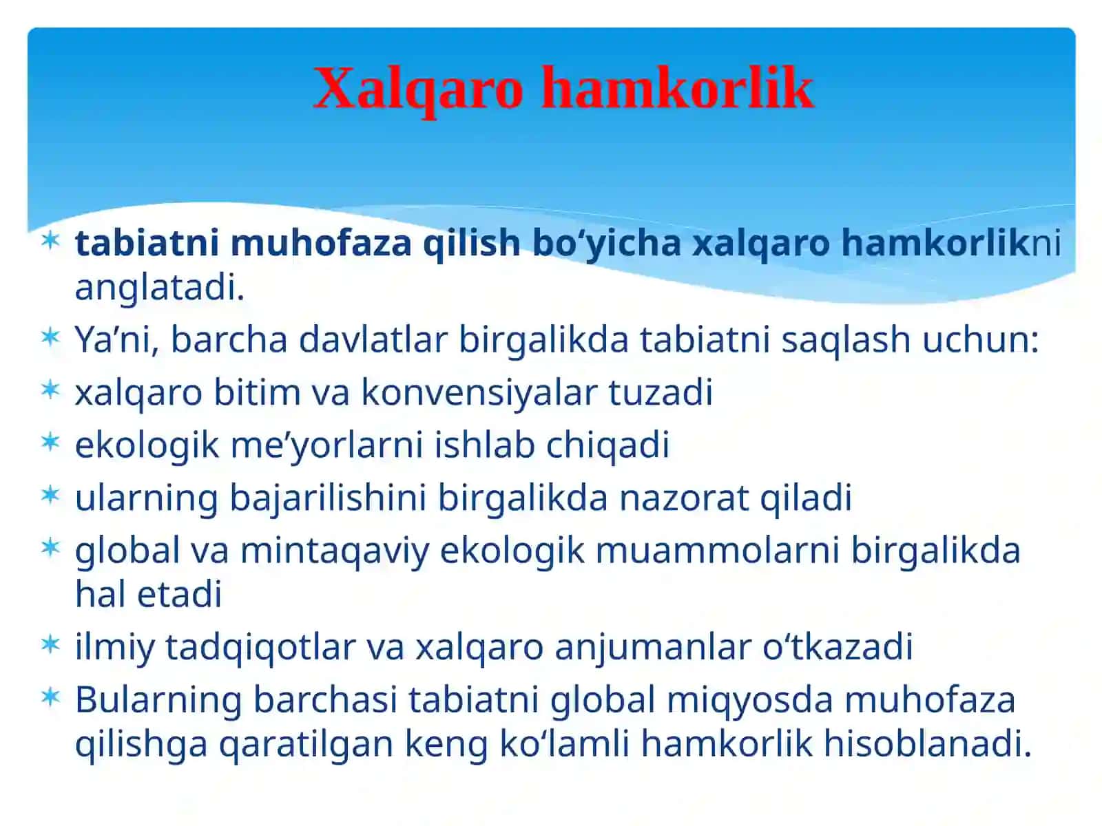 Qoraqalpog‘istonda ekologiya va atrof-muhitni muhofaza qilish bo‘yicha xalqaro hamkorlik 3