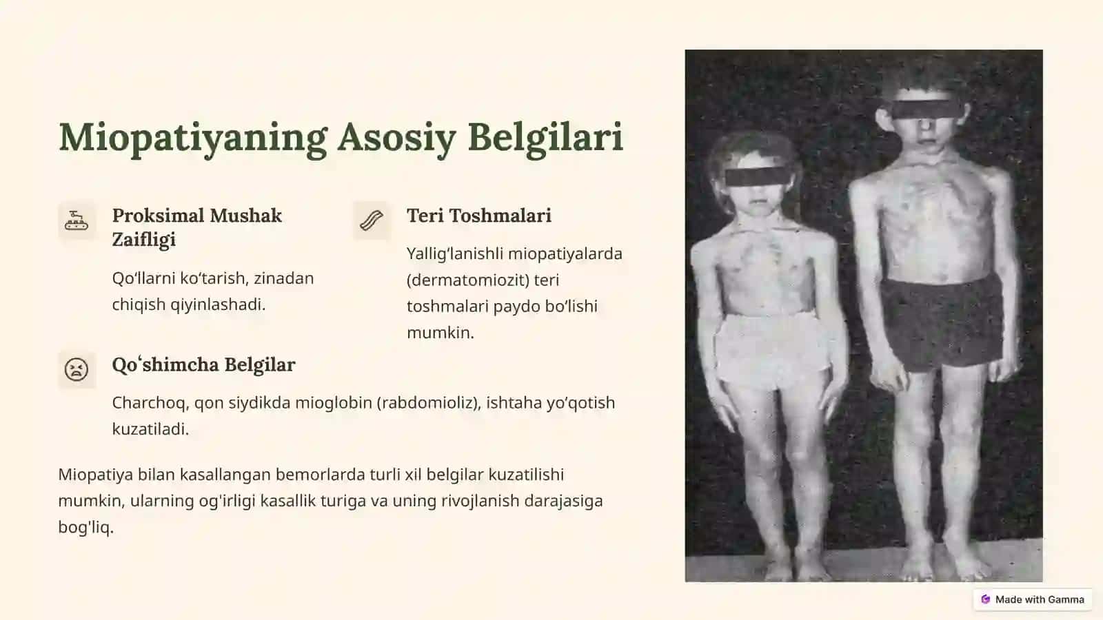 Miopatiya va Denervatsiya: Mushak Kasalliklari 3