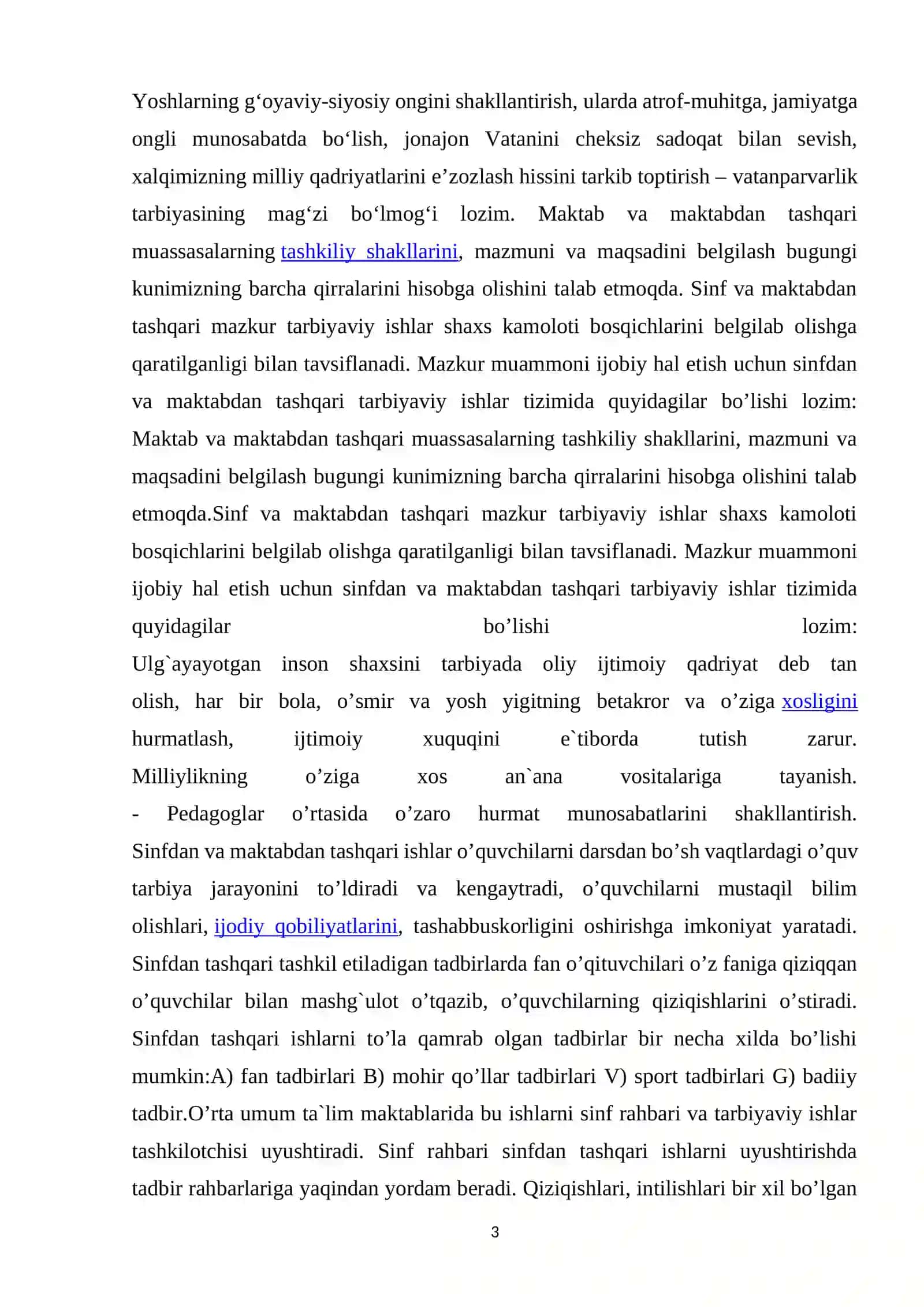 Boshlang’ich sinflarda matematikadan tadbirlarni tashkil etishning nazariy asoslari 3