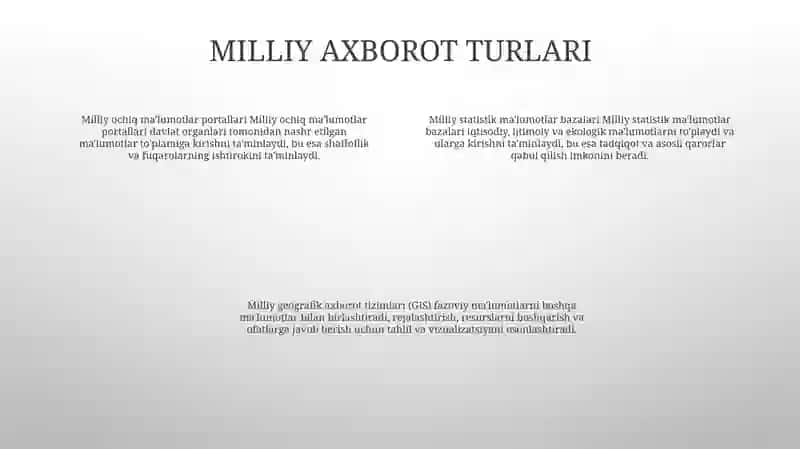 Milliy Axborot Resurslari Bilan Ishlash 3