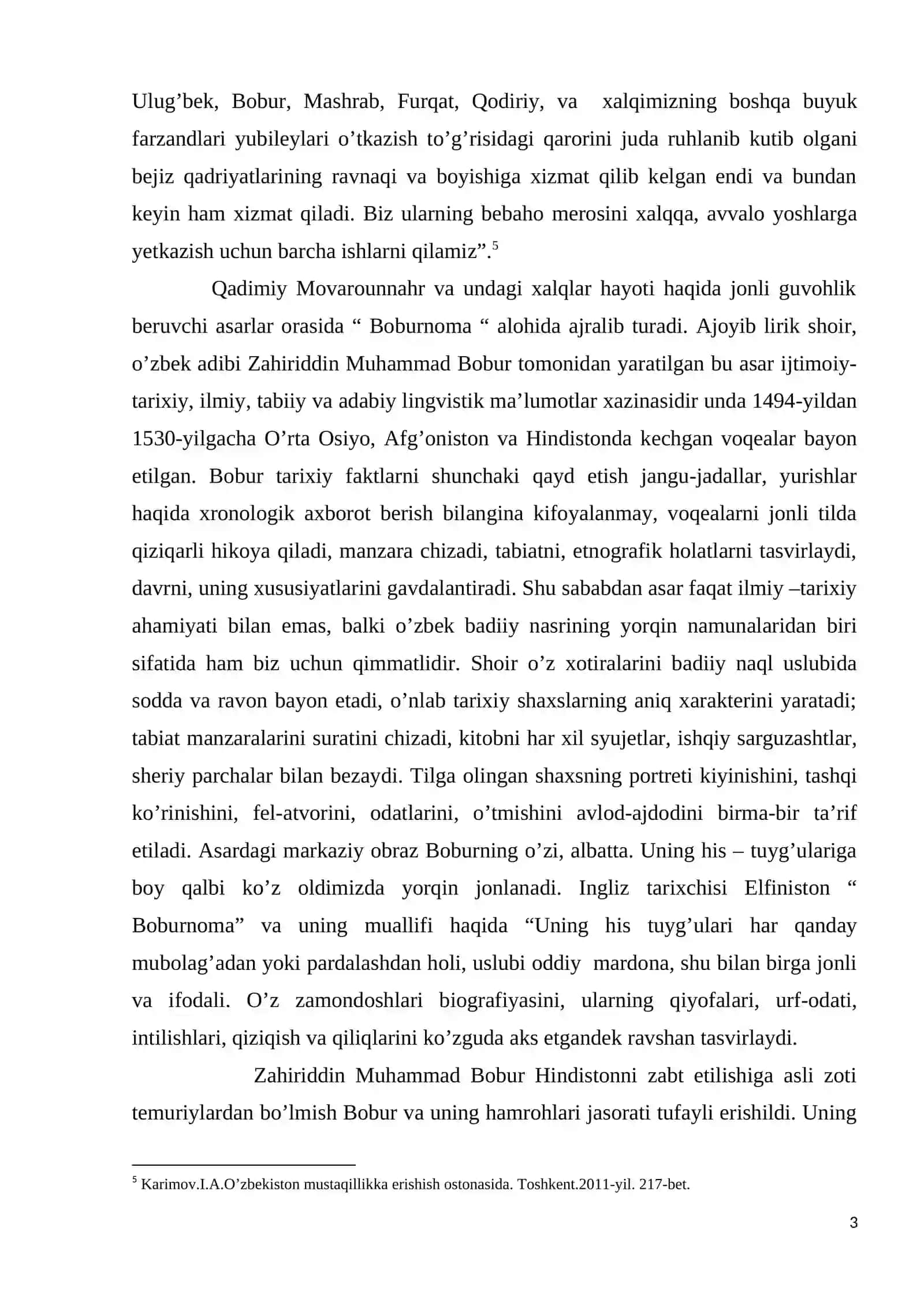BOB. ZAHIRIDDIN MUHAMMAD BOBURNING HAYOTI VA SIYOSIY-ILMIY FAOLIYATI 3