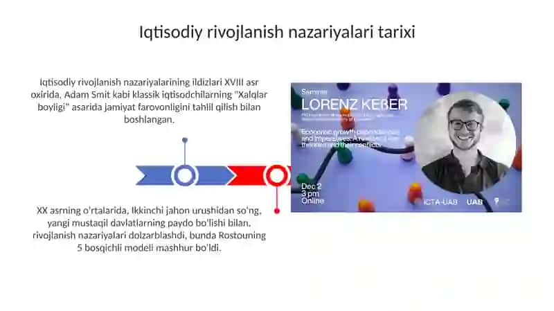 Iqtisodiy rivojlanishga bag'ishlangan asosiy nazariyalar 3
