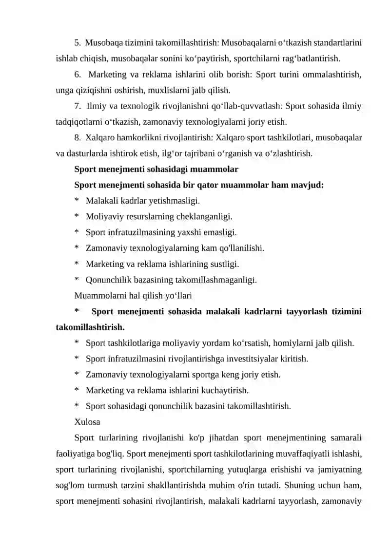 4-MARUZA: SPORT TURLARINI RIVOJLANISHIDA SPORT MENEJMENTINING ROLI 3