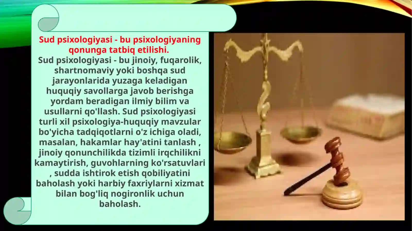 Sudpsixologiyasiga kirish: tashkilotlar va huquqbuzarlar bilan ishlash 3