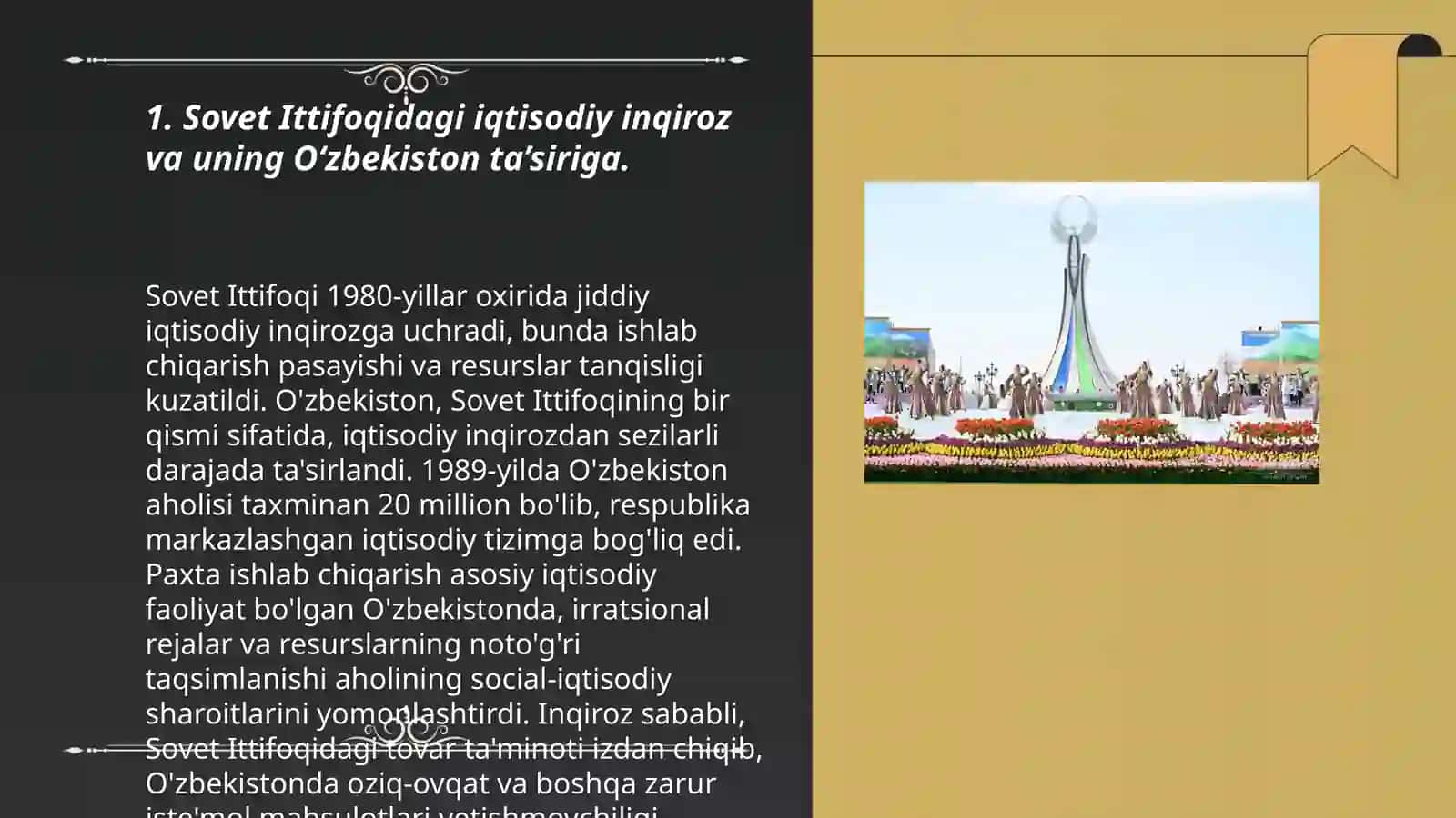 Sovet Ittifoqidagi iqtisodiy inqiroz va uning O‘zbekiston ta’siriga 3