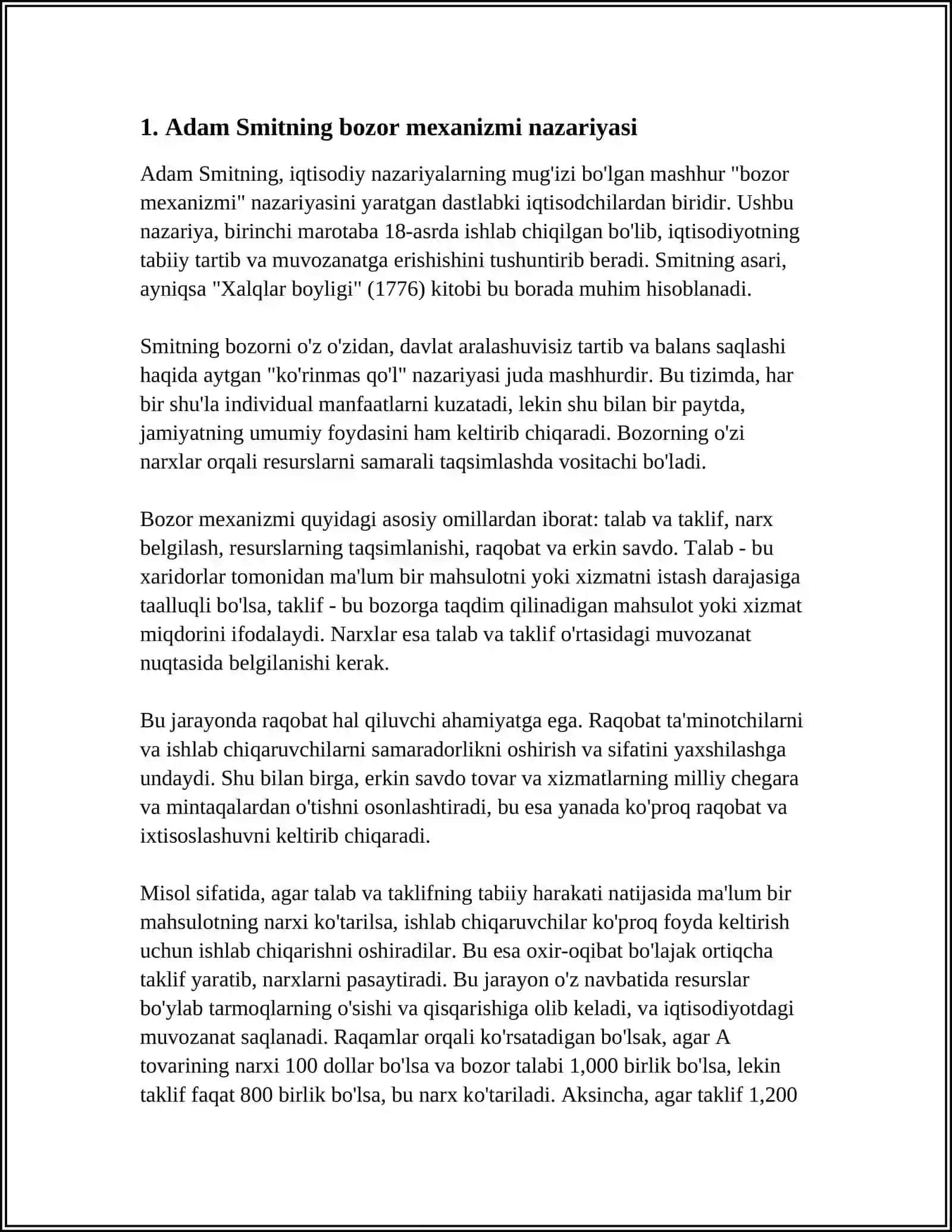 ADAM SMIT VA DAVID RIKARDONING IQTISODIY TAʼLIMOTI 3