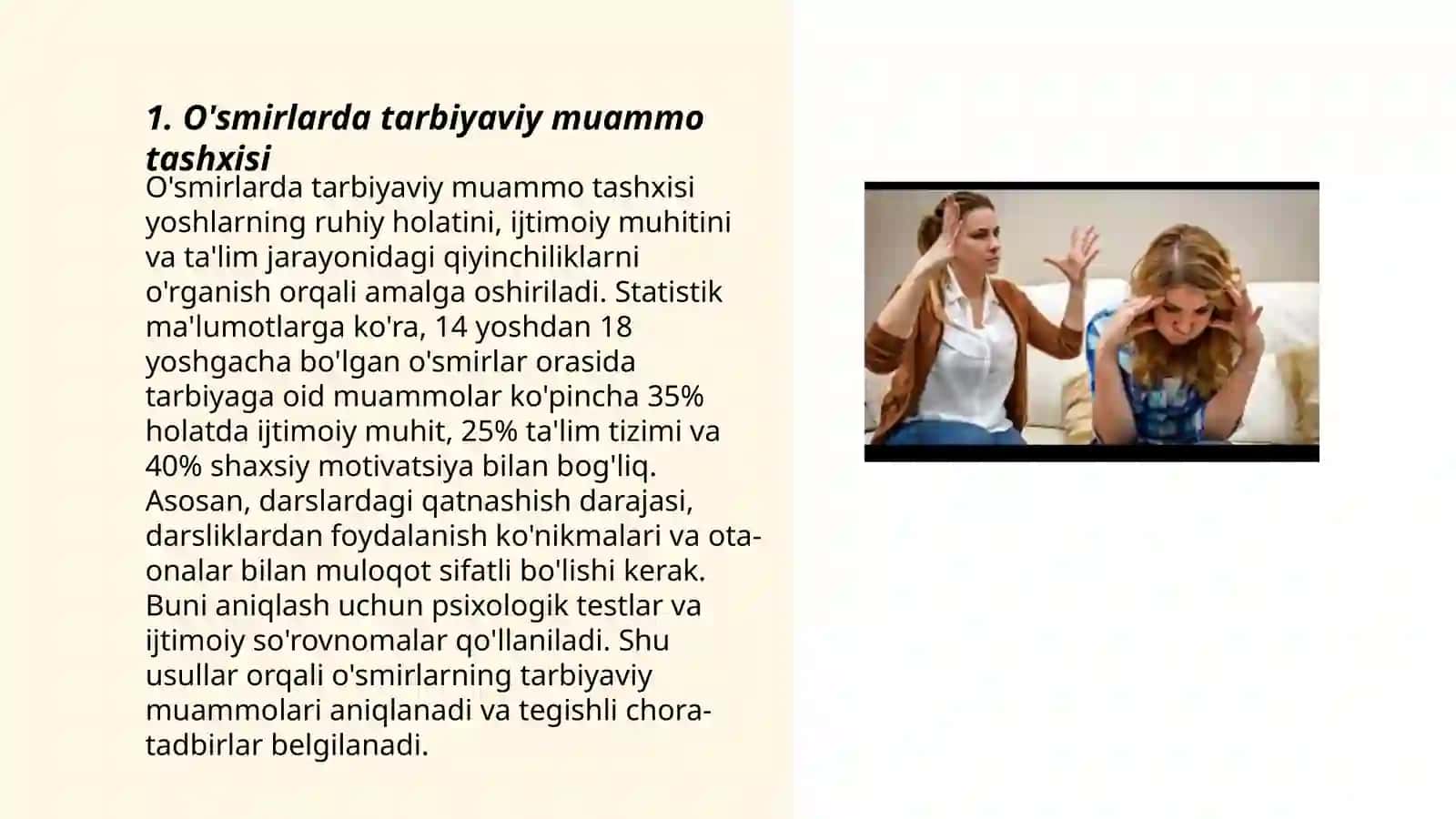 Taribiyasi qiyin o'smirlar 3
