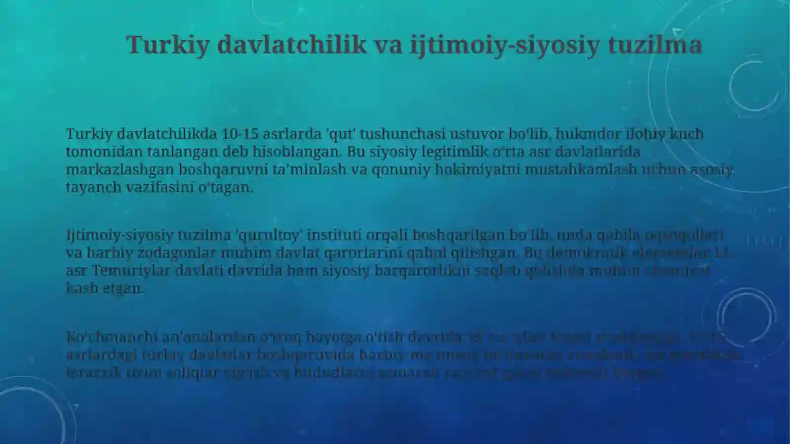X -XV asrlarda turkiy madaniyat 3