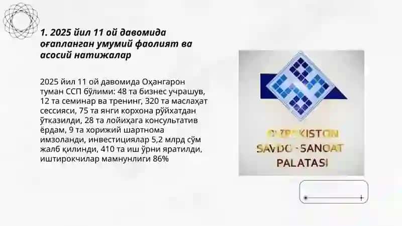 Оҳангарон тумани савдо-саноат палатаси 3