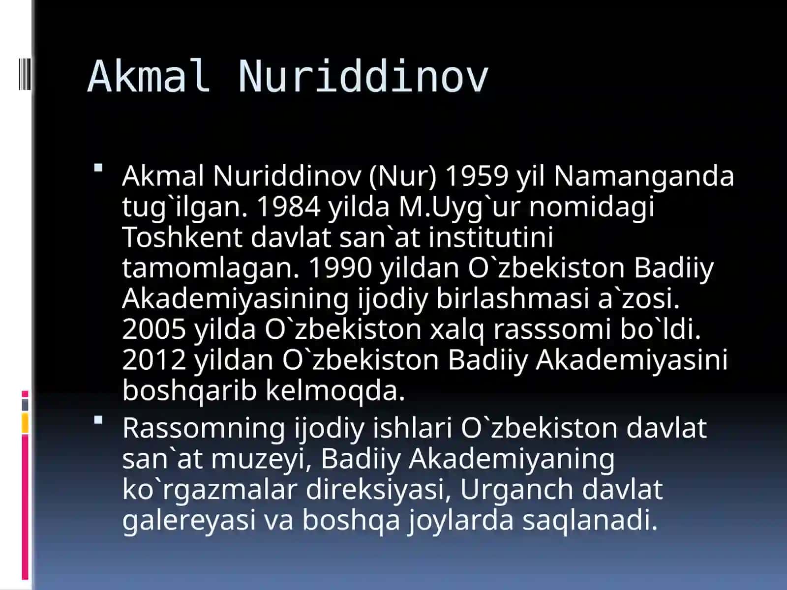 MUSTAQILLIKDAN KEYIN IJOD QILGAN RASSOMLAR 3