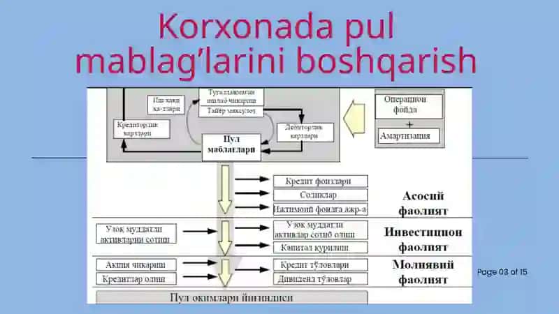 Pulning vaqt bo’yicha qiymati 3