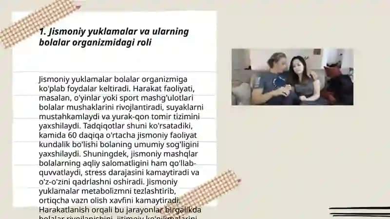 Bolalarda jismoniy yuklamalarga moslashish va funksional sistemalarning zahiralari 3