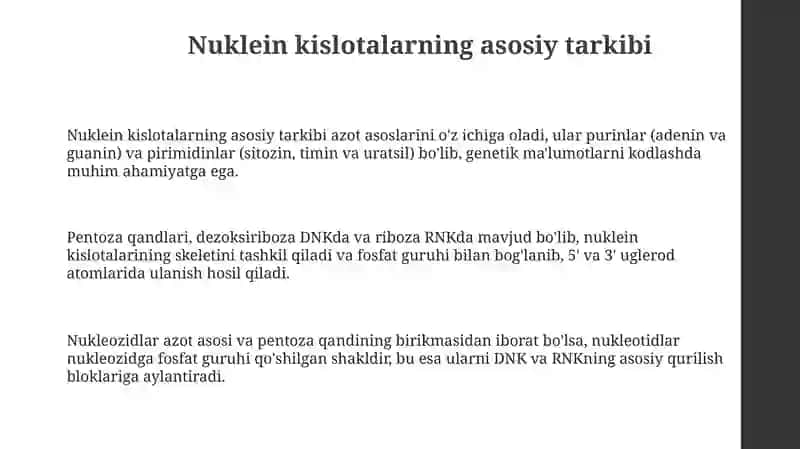Nukleinkislotalarstrukturasi 3