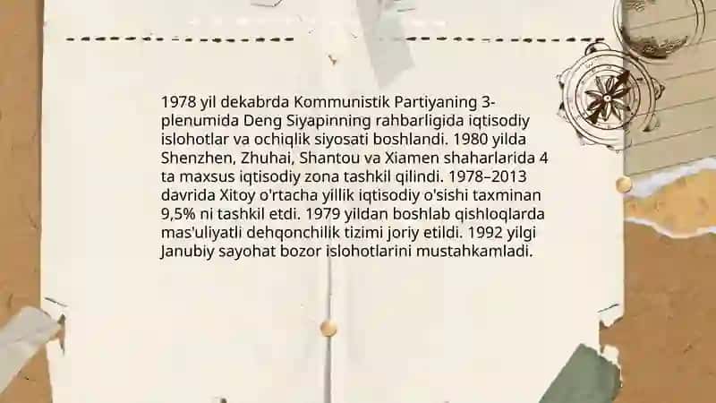 Xitoyning iqtisodiy o’sish jarayonlari 3