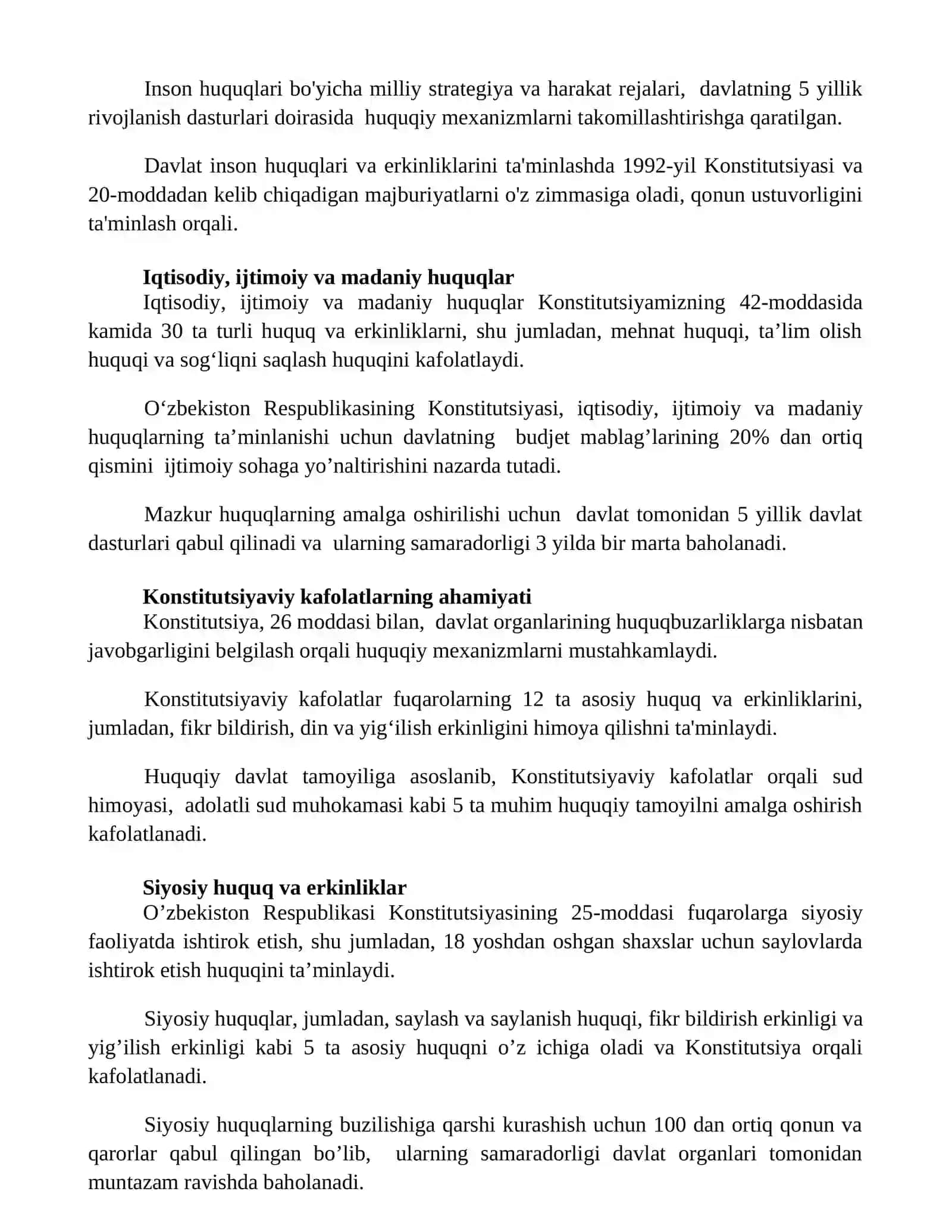 Inson huquq va erkinliklari 3