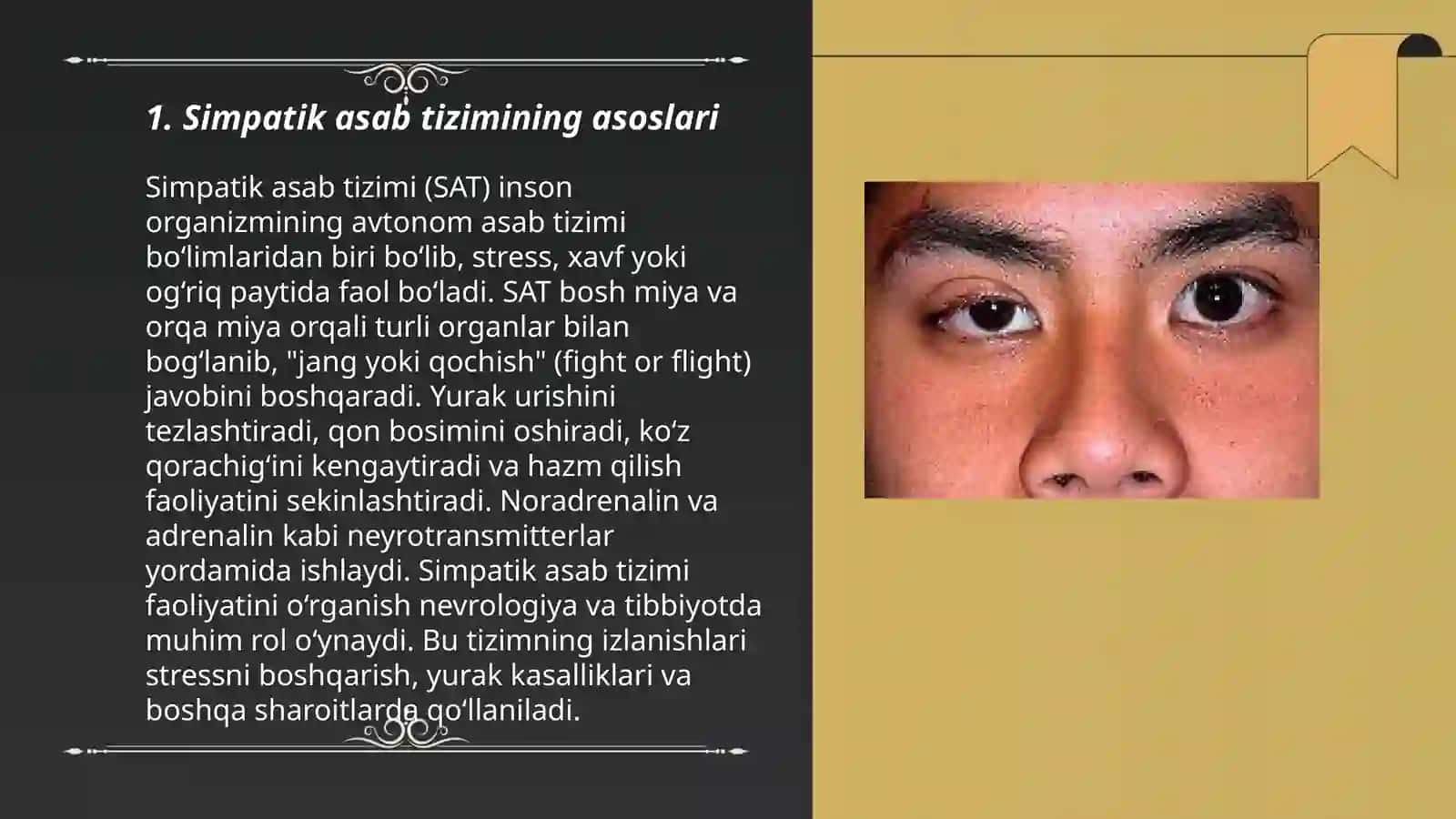 Simpatik yaligʼlanish 3