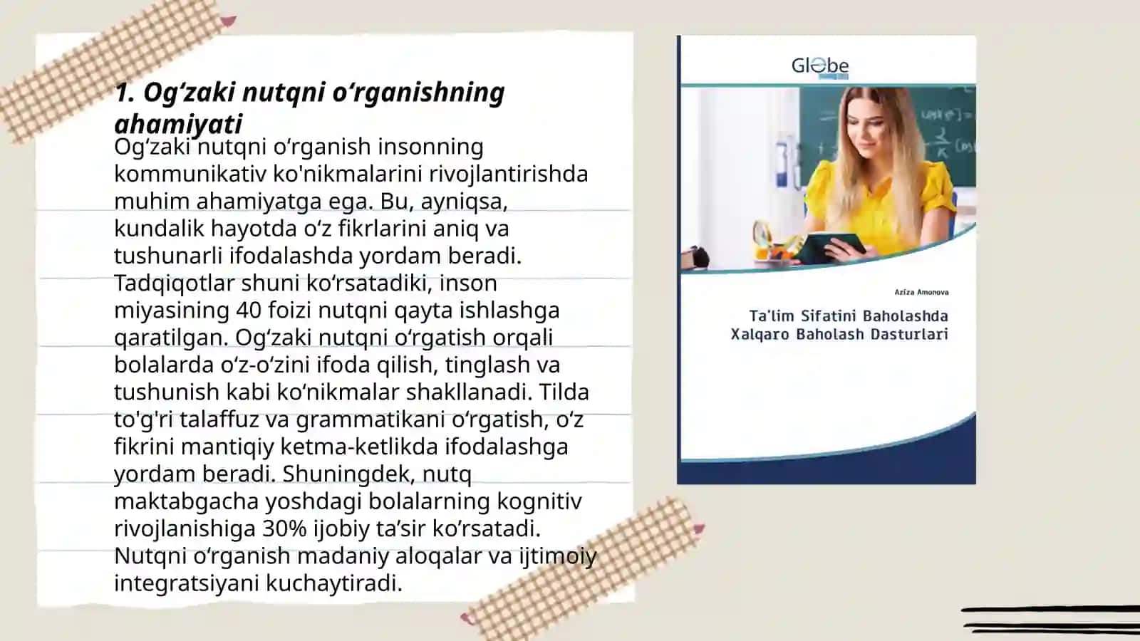 Ogʻzaki nutq savodxonligining xususiyatlari va istiqbollari 3