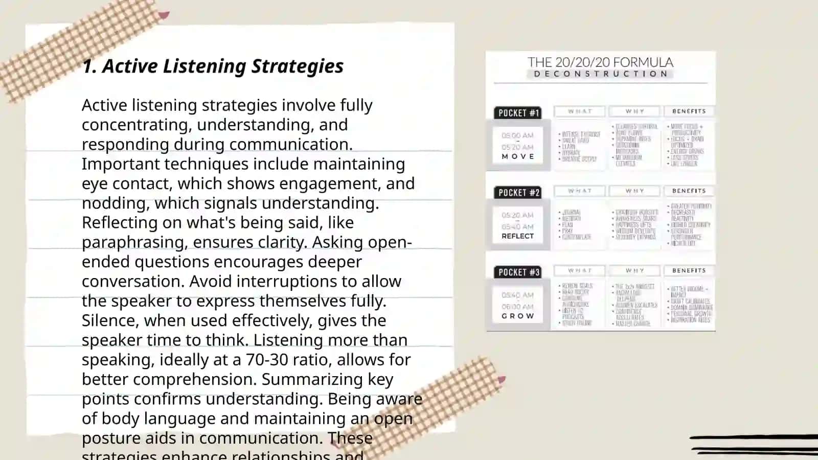 The techniques to improve listening and reading skills 3