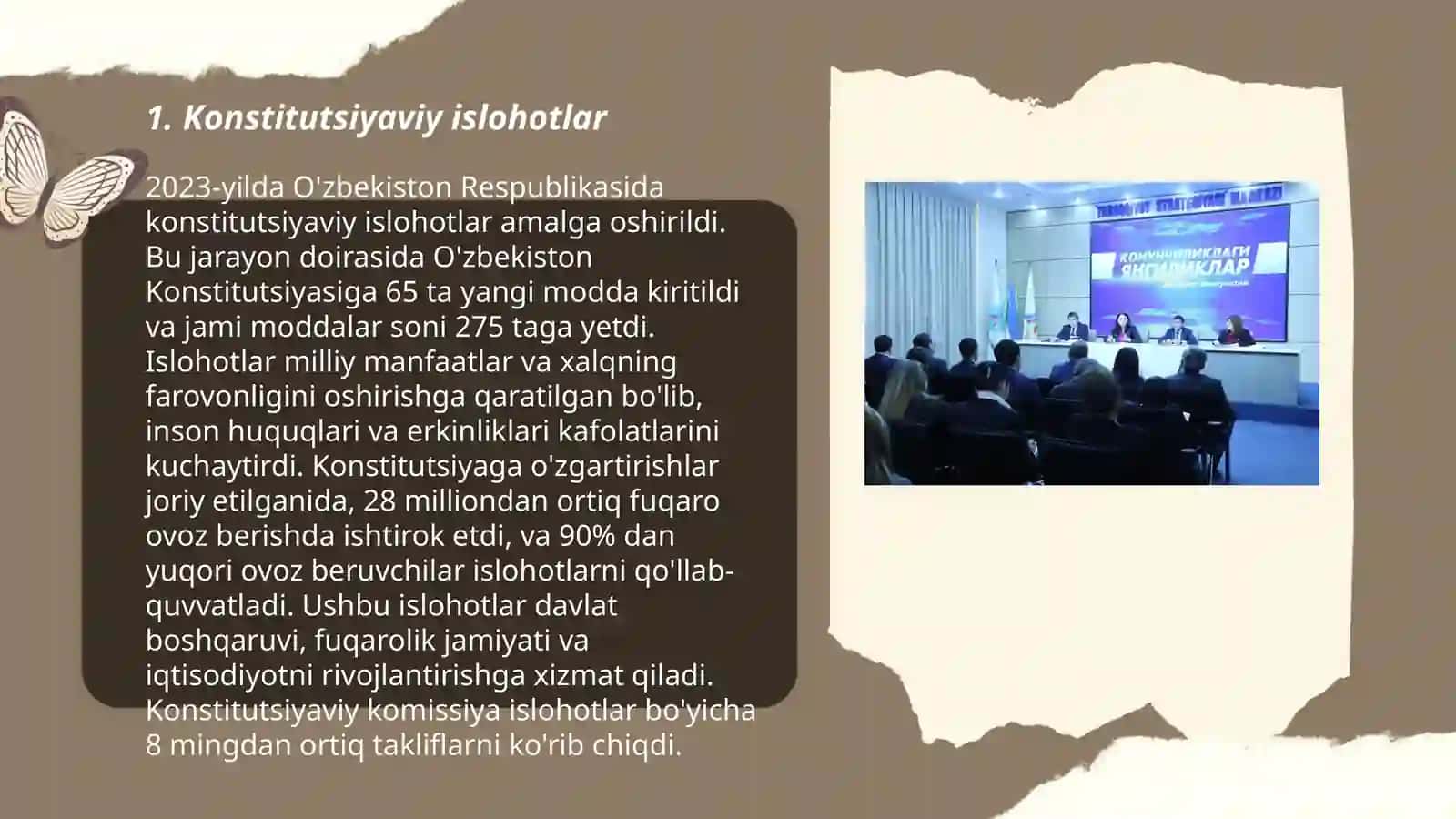 O'zbekistonda demokratik, fuqarolik jamiyati asoslarining shaklanishi amalga oshirilgan siyosiy islohatlar 3