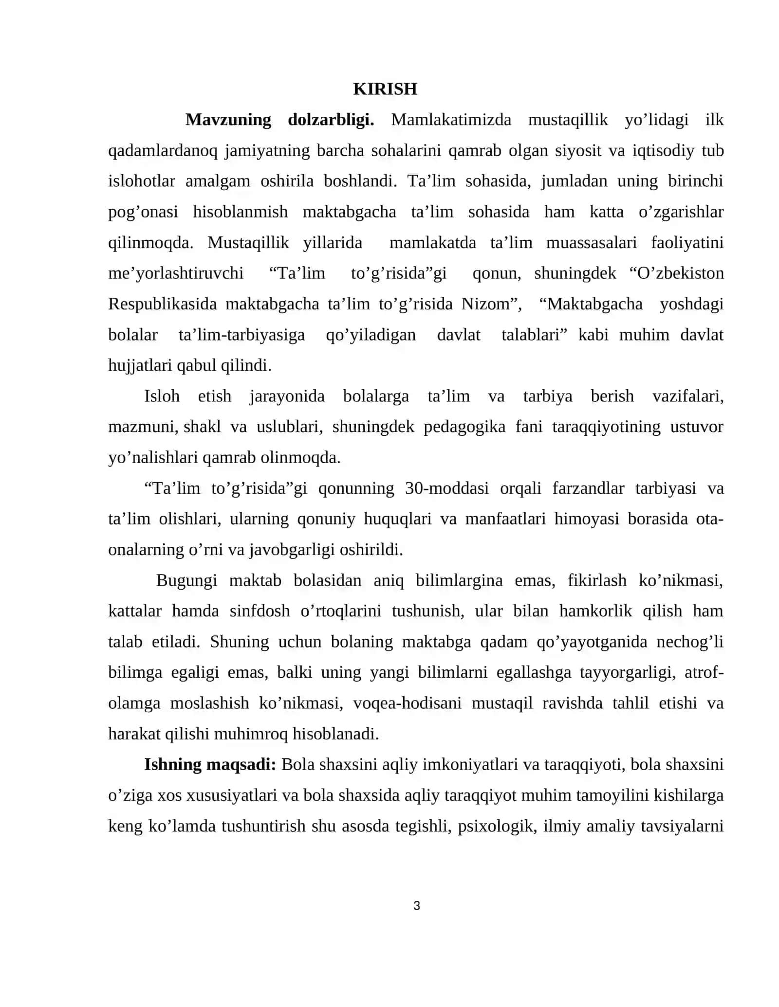 "Bolalar Pedagogikasi" 3