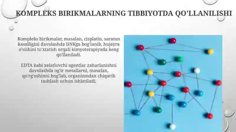 Kompleks birikmalarning tibbiyotda qo'llanilishi 3