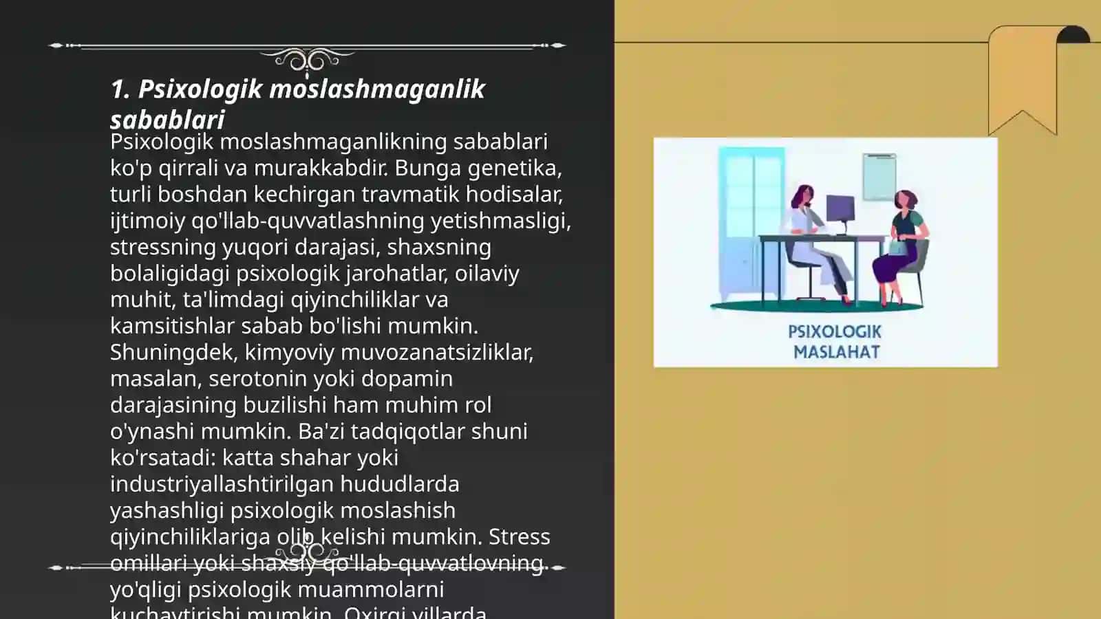Psixologik moslashmaganlik 3
