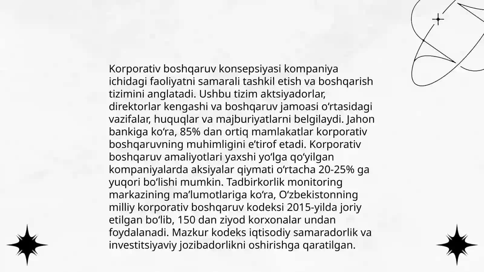 Korparativ boshqaruv 3