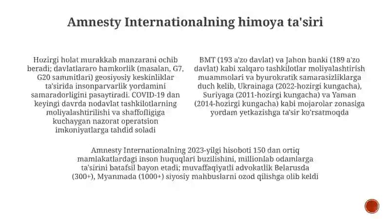 Dunyo xalqaro tashkilotlari va bugungi kundagi xolati 3