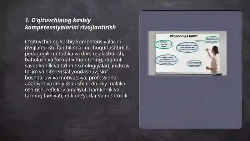 Oʻqituvchi kasbiy va shaxsiy rivojlanishi va shakllanishi 3