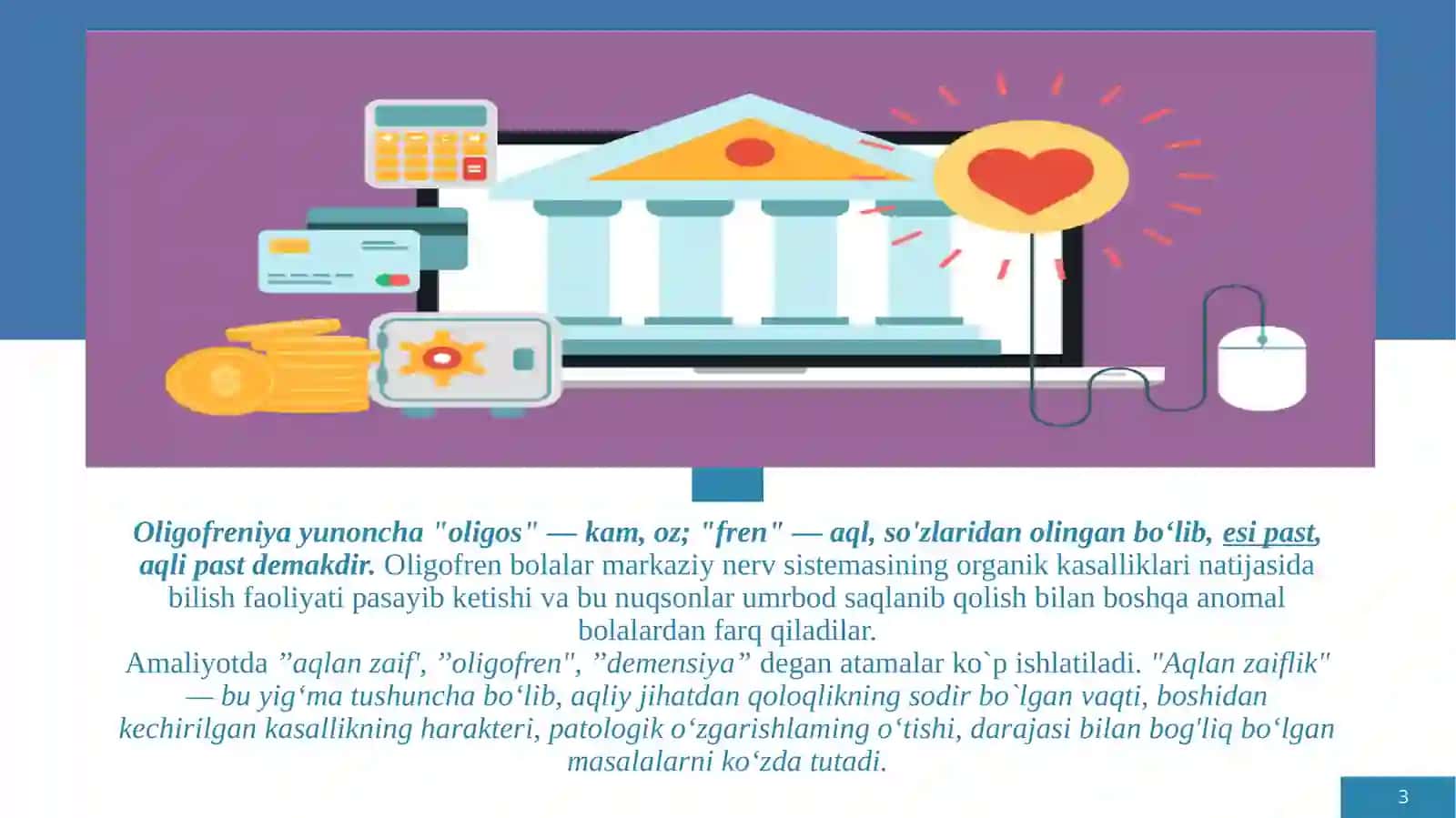 Aqli zaif bolalar klassifikatsiyasi 3