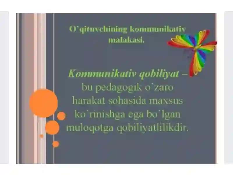 Kommunikativ malakalar va ta'sir ko'rsatish 3