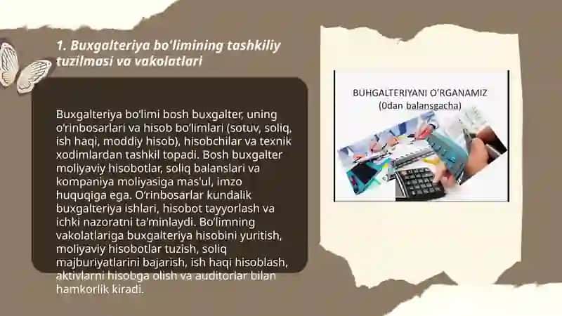 Buxgalteriyada ishni tashkil qilish 3