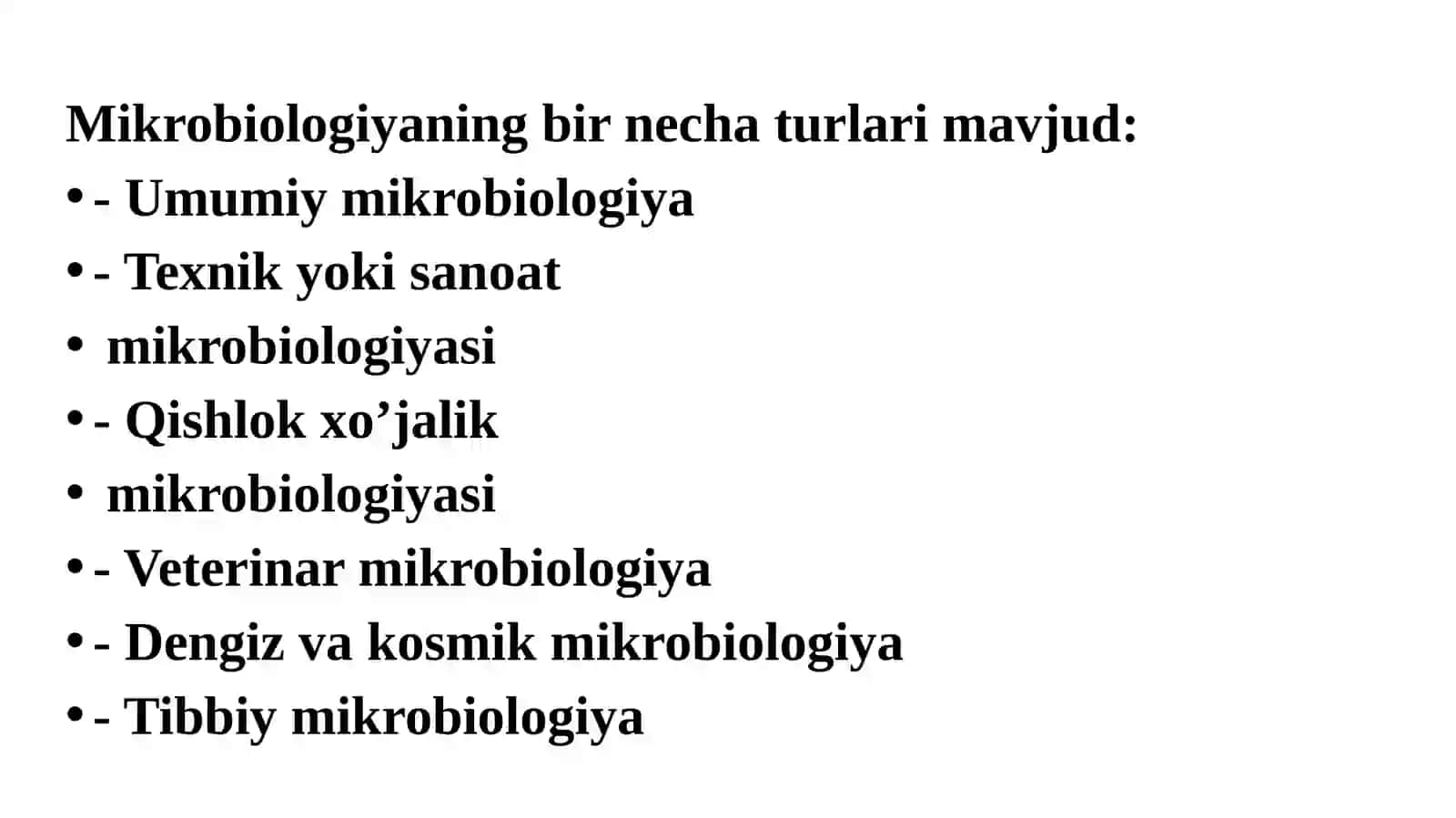 Tibbiyot mikrobiologiyasi haqida tushuncha va rivojlanish tarixi. Umumiy bakteriologiya: bakteriyalar klassifikatsiyasi, morfologiyasi va tuzilishi 3