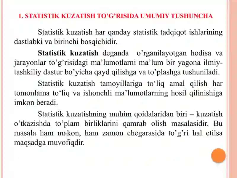Statistik ma’lumotlarni to‘plash nazariyasi va amaliyoti 3