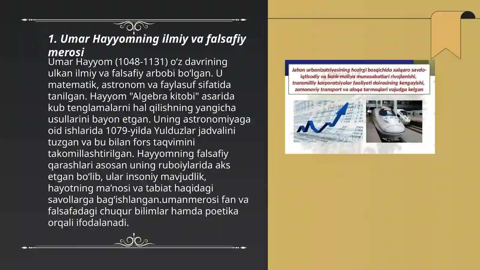 Umar Hayyomning Ta'lim-tarbiyaga oid fikrlari 3