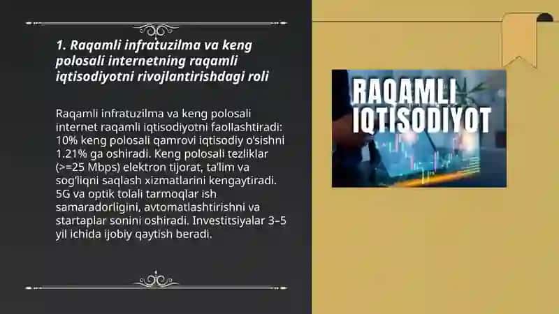 Raqamli iqtisodiyotni rivojlantirishda axborot kommunikatsiya texnologiyalarini o‘rni 3