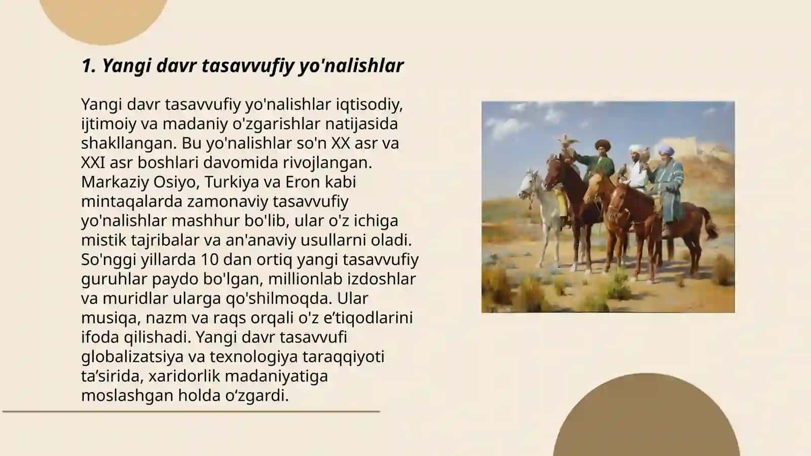 Yangi davr Sharq tasavvufi 3