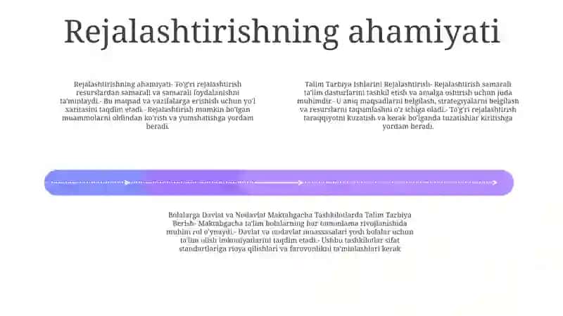 Talim Tarbiya Ishlarini Rejalashtirish.Bolalarga Davlat Va Nodavlat Maktabgacha Tashkilotlarda Talim Tarbiya Berish 3