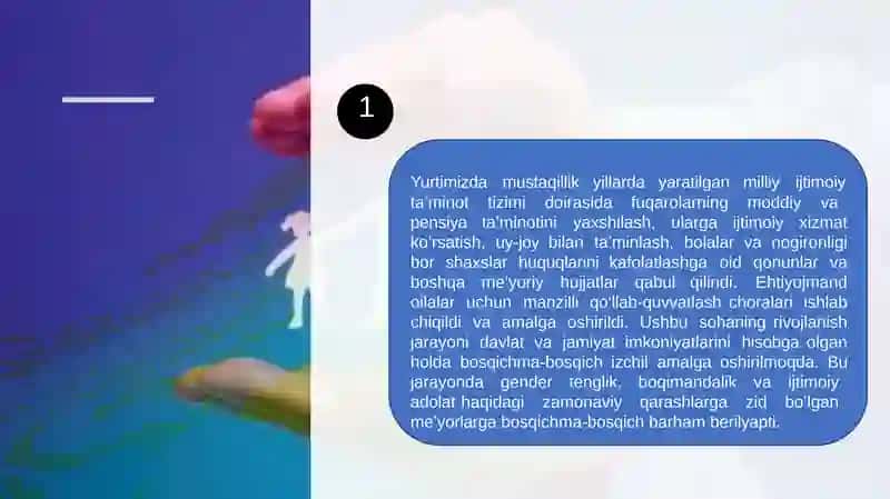 OʼZBEKISTONDA KUCHLI IJTIMOIY HIMOYA TIZIMINING YARATILISHI.​ 3