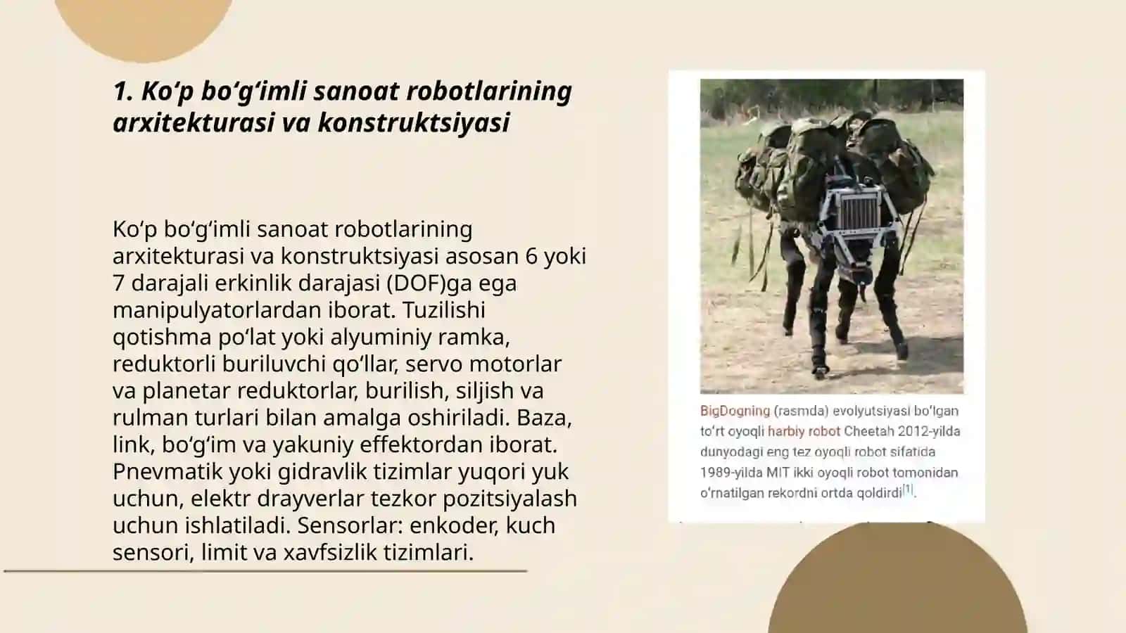 Koʻp boʻgʻimli sanoat robotlari 3