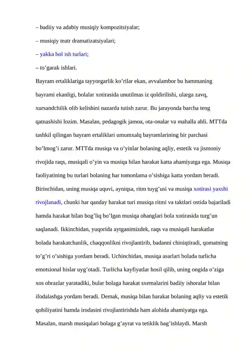 Maktabgacha ta’lim tashkilotlarida bolalarning bayram va ertaliklarga faol qatnashishi 3