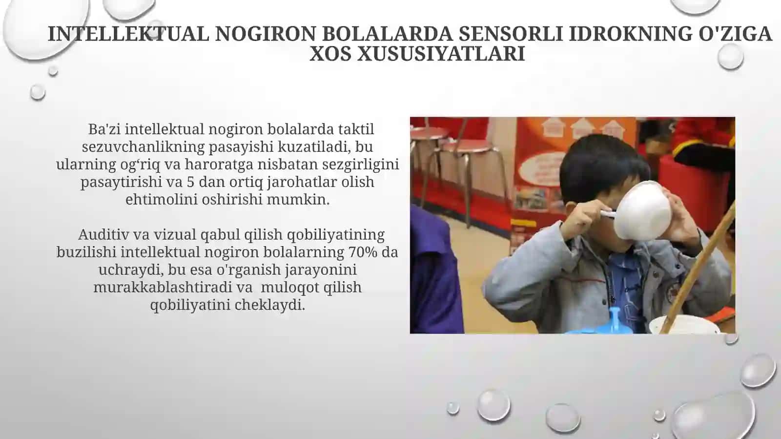 Sensorli idrokning xususiyatlari 3