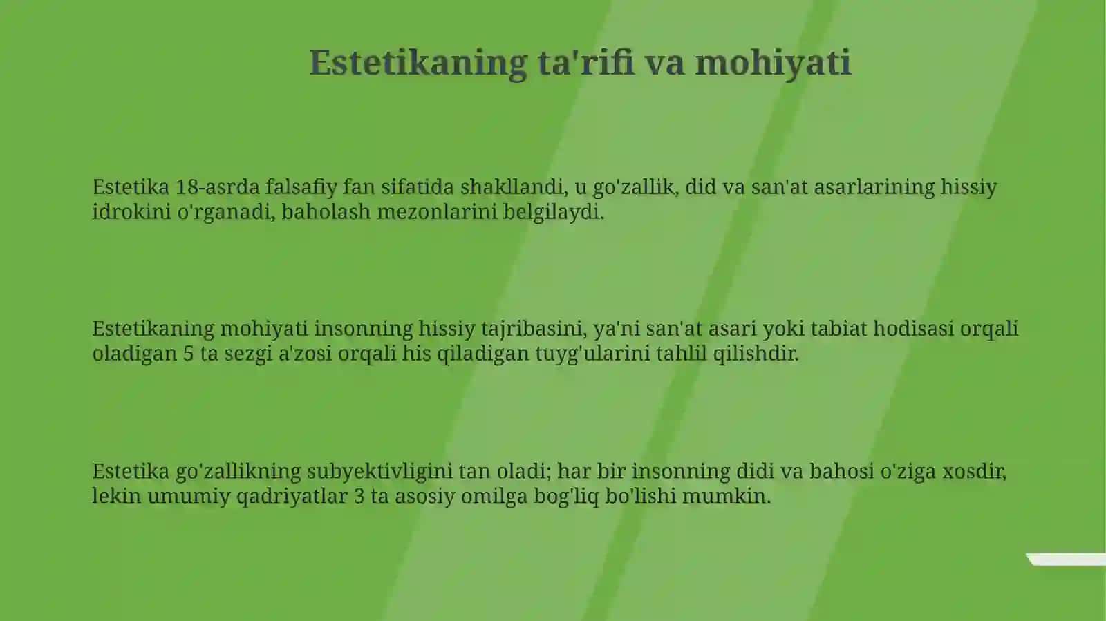 San'at estetikhodisa 3