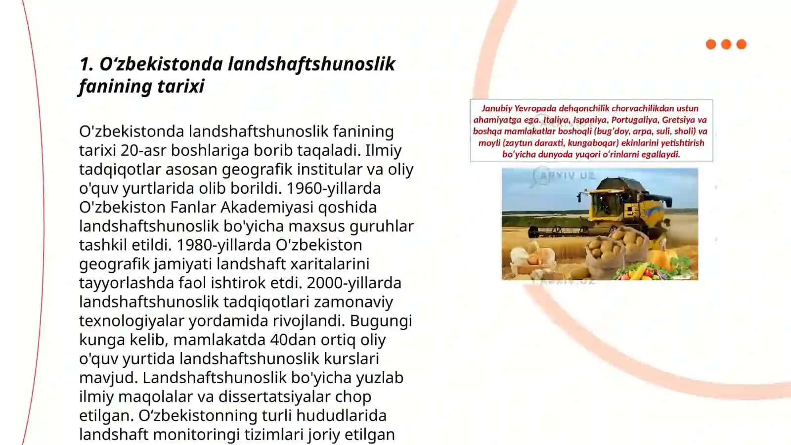 Oʻzbekistonda landshaftshunoslik fanining rivojlanishi 3