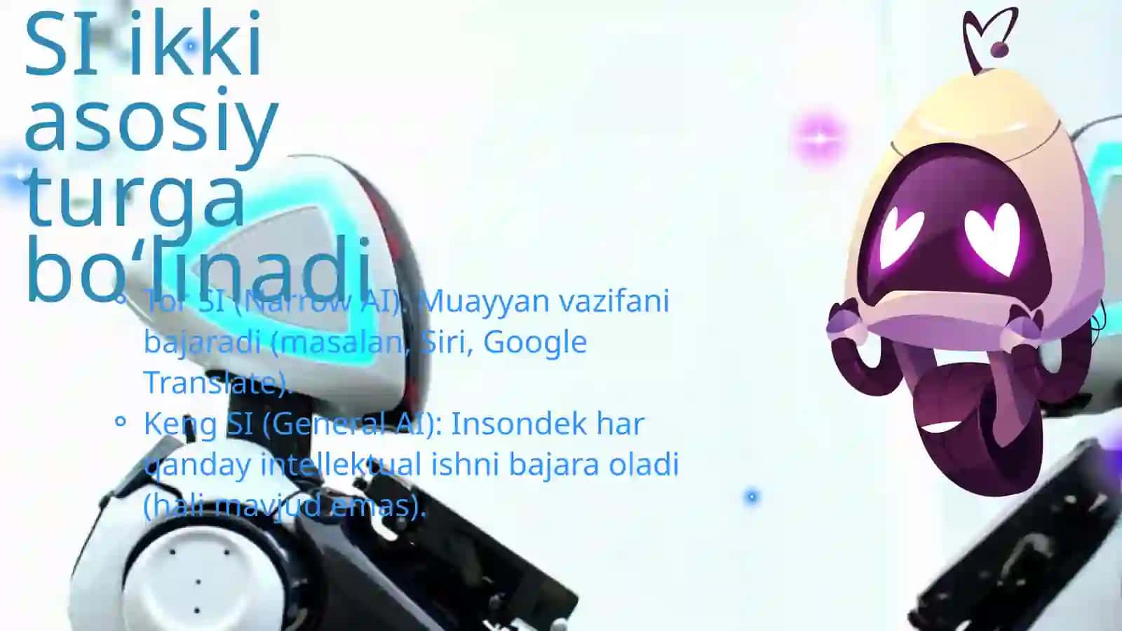 Sun’iy intellektni rivojlanish tarixi va qo‘llashsoxalari 3